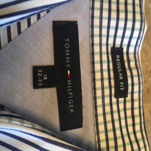 Men’s Striped Tommy Hilfiger shirt - Picture 2 of 2